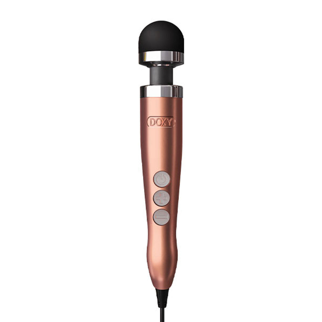 Doxy 3 body massager - powerful wand massager with rose gold finish