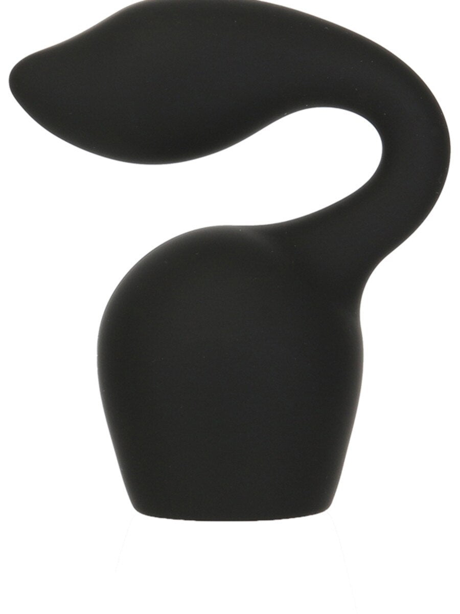 Palm Power Extreme curl pleasure cap attachment - curved wand massager head for G-spot stimulation