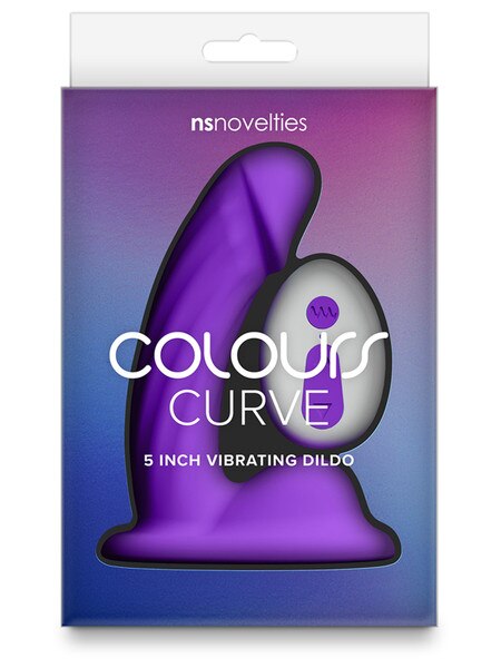 Colours Curve Vibrating 5 Inch Dildo