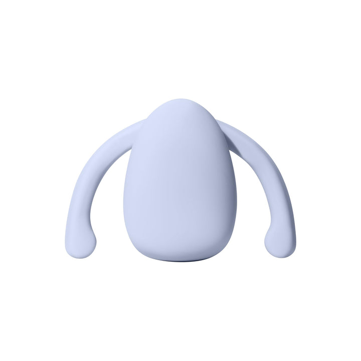 Eva hands-free vibrator by Dame - wearable couples toy in teal