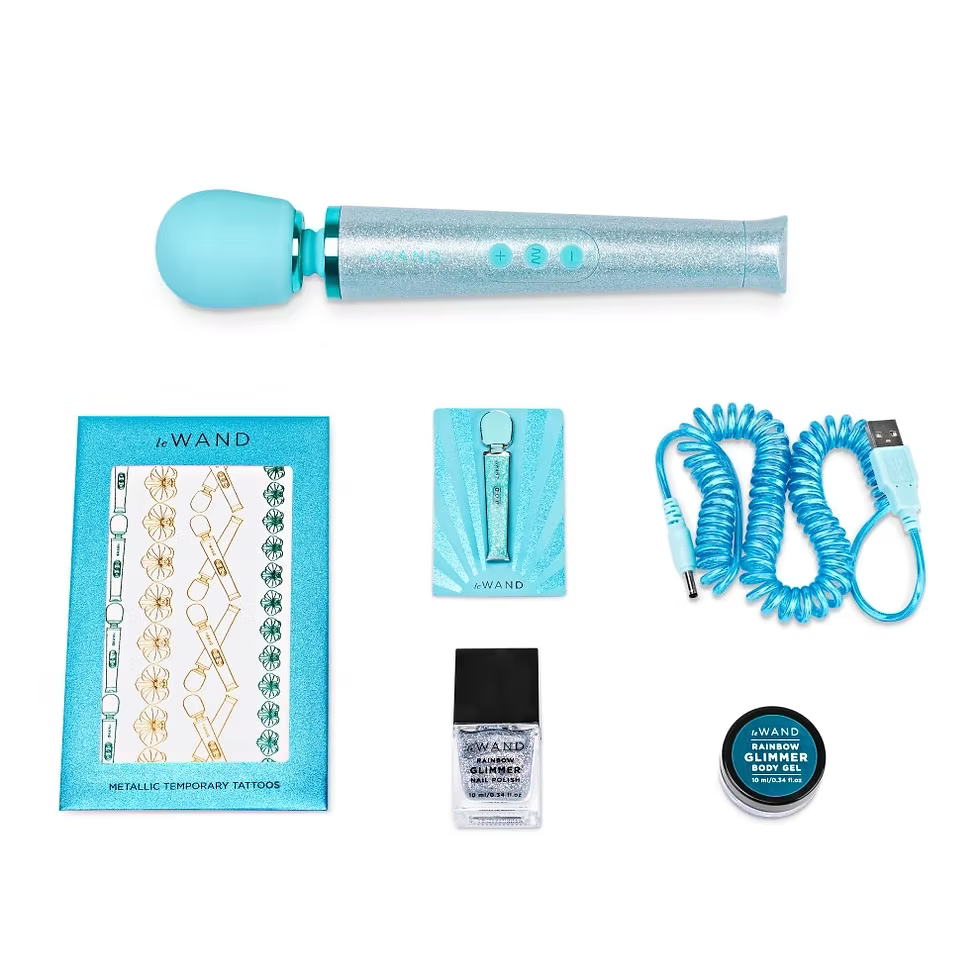 All that Glimmers set - crystal butt plug collection with jeweled bases and storage box