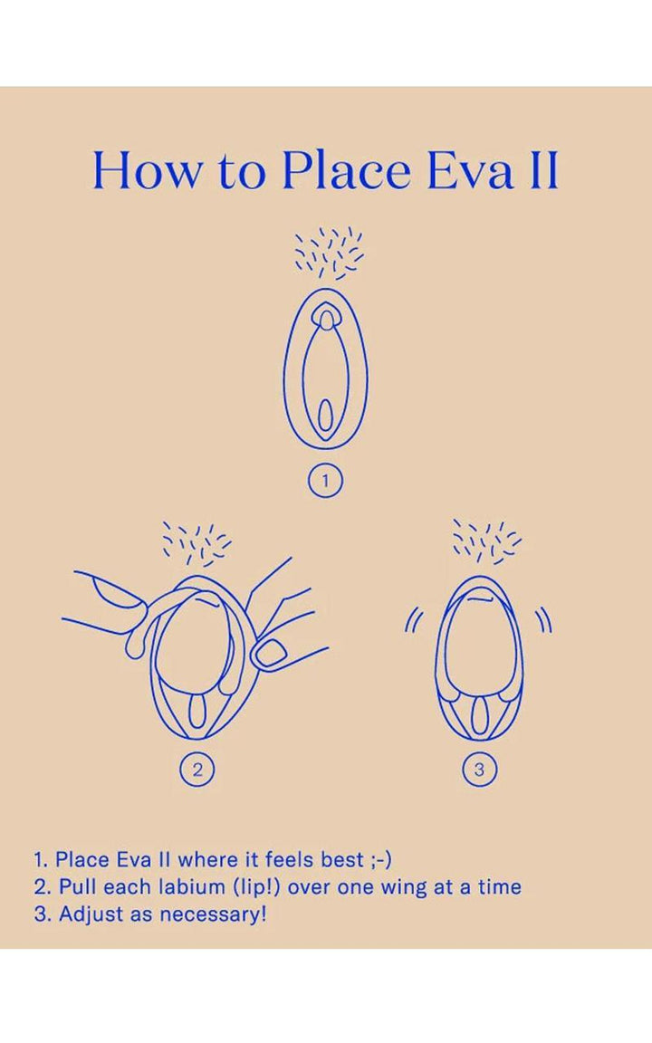 Eva II hands-free vibrator - upgraded version with improved fit and comfort