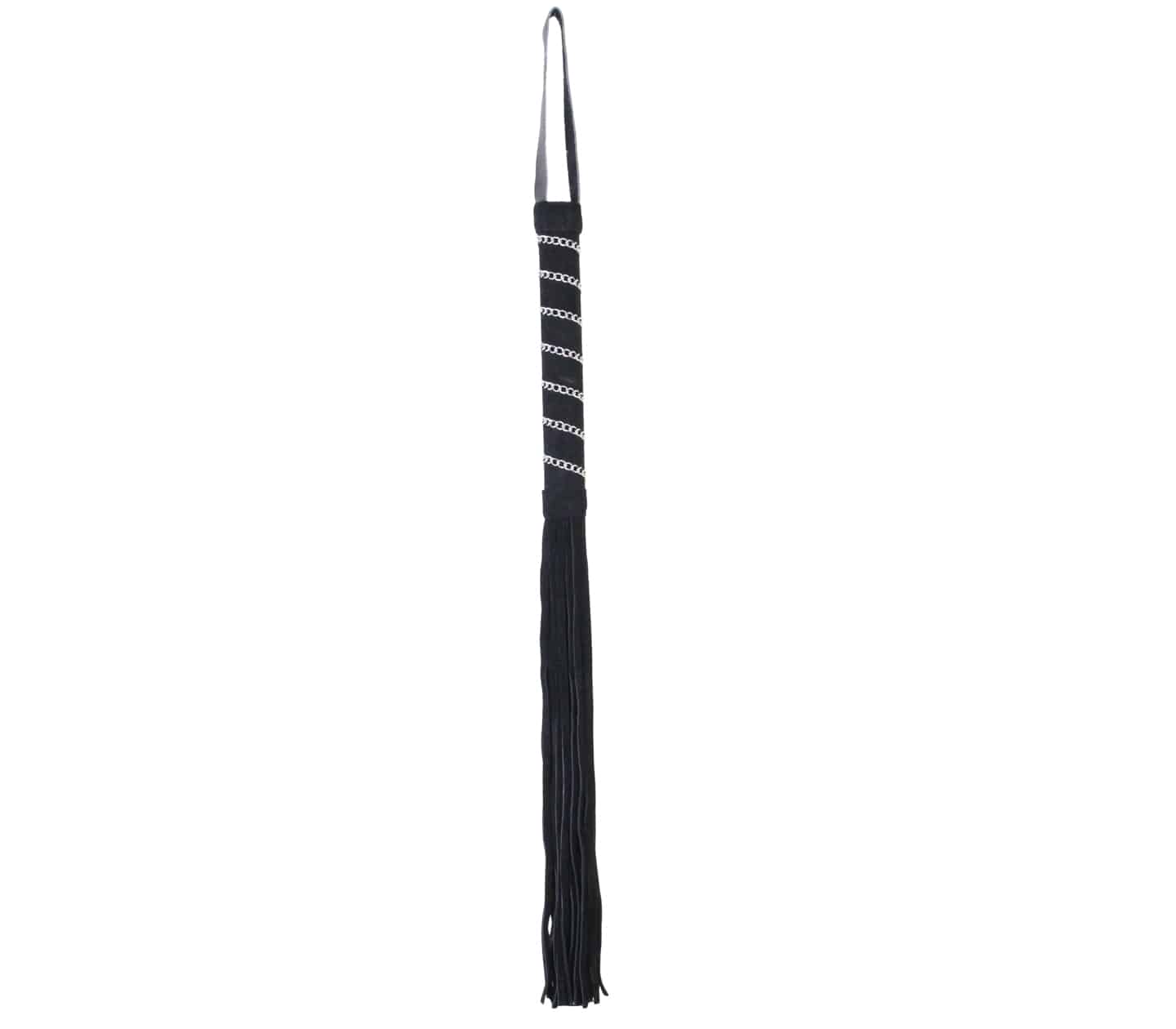 Suede Flogger with Chain