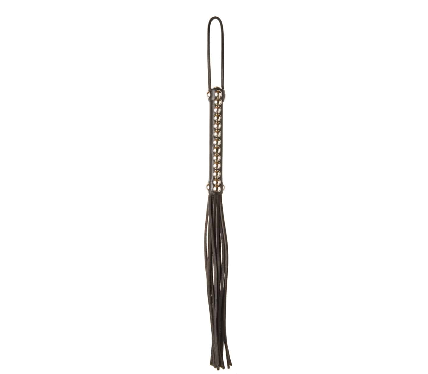 Black Studded Flogger