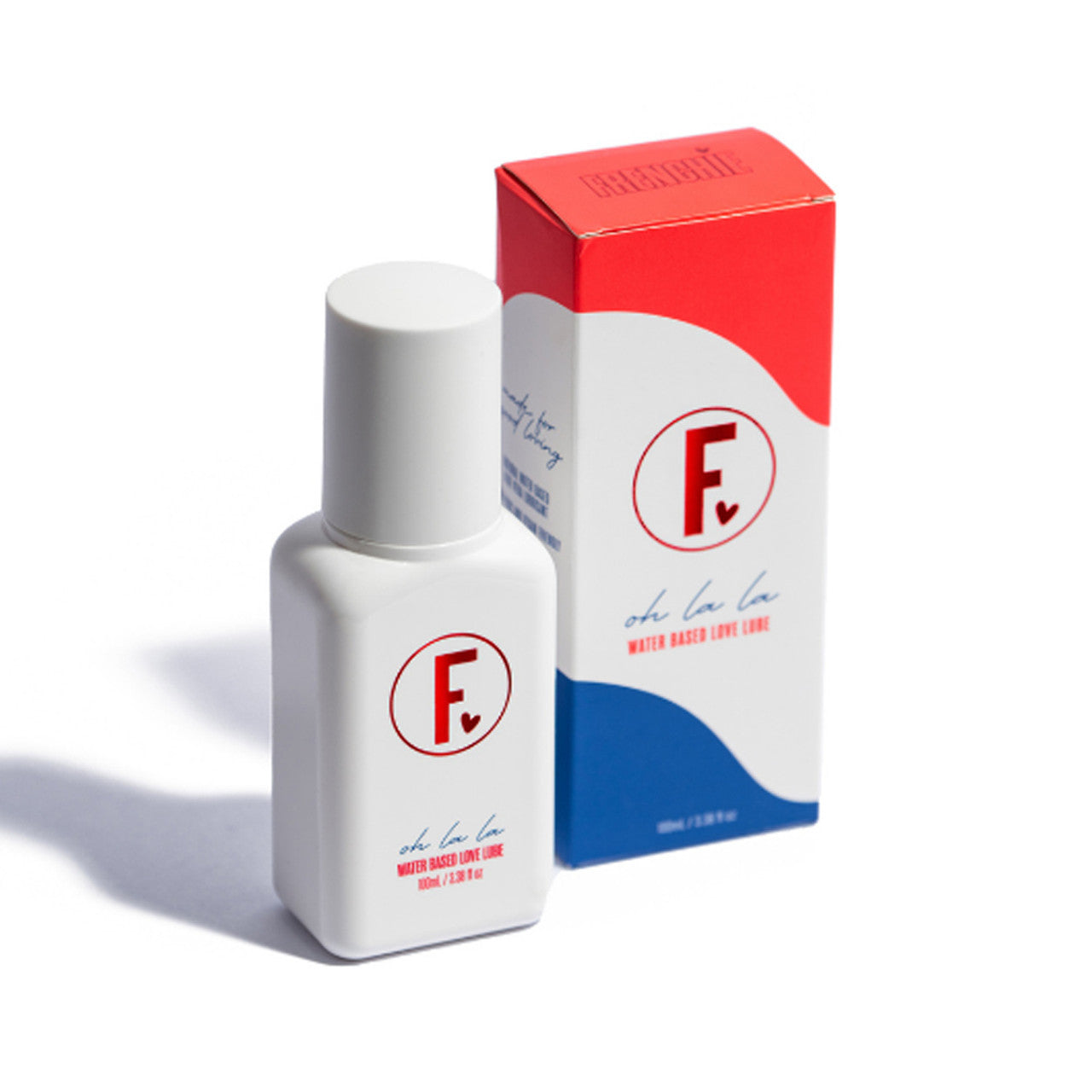 Oh La La Love Lube natural water-based personal lubricant bottle with pump dispenser