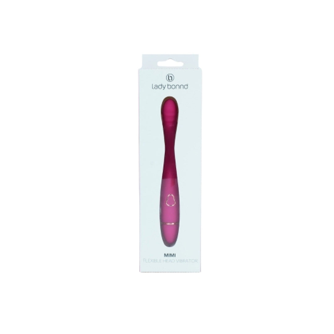 Lady Bonnd Mimi G G-spot vibrator in pink - ergonomically curved design