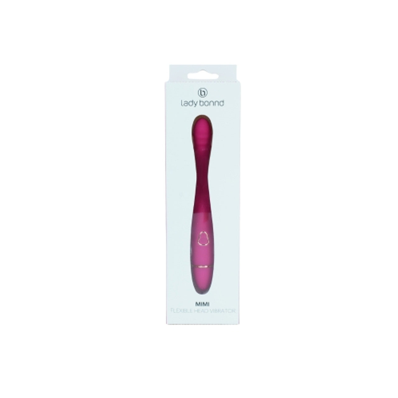 Lady Bonnd Mimi G G-spot vibrator in pink - ergonomically curved design