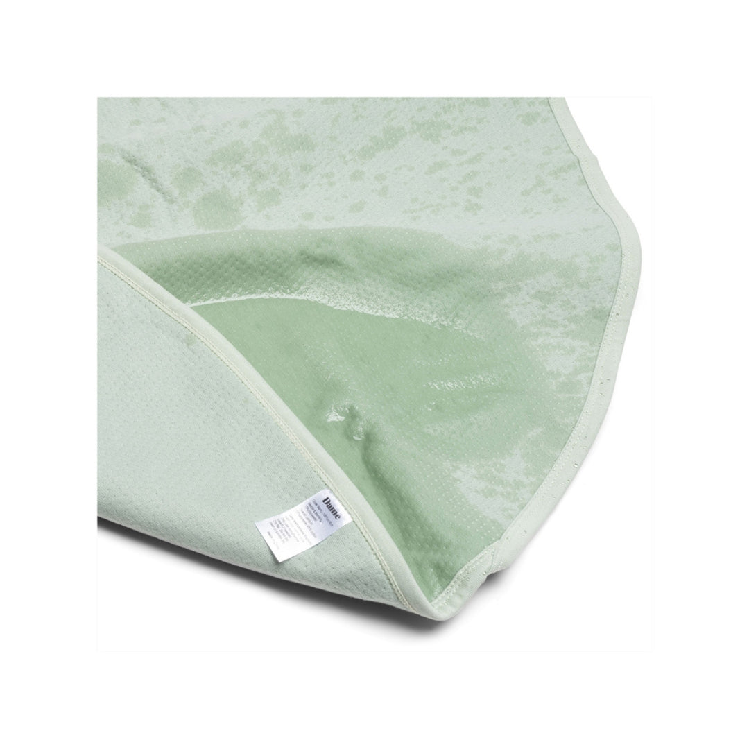 Waterproof blanket detail - showing soft fabric texture and protective backing